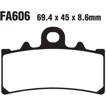 Juego de pastillas de freno EBC FA606 orgánicas para KTM Duke y RC 125 200 390