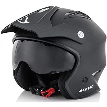Acerbis 0022569.091.064 Jet Aria Casco, color Negro, size M