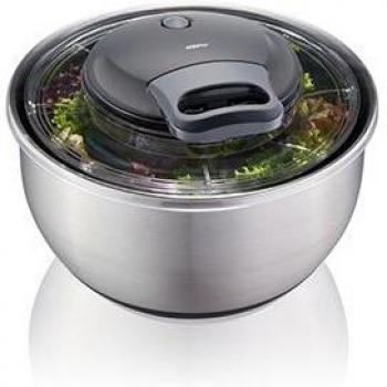 Centrífuga de Lechuga GEFU Pullit, 4,5 L, acero inoxidable, sin cambios de dirección