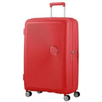 American Tourister Soundbox - Spinner Large Expandable Maleta, 77 cm, 110 Liters, Rojo