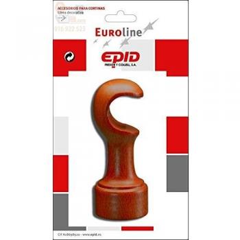 Epid SOPORTE BARRA CORTINA FRONTAL EPID 29MM AVELLANA 02294004 MADERA
