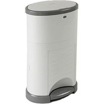 Korbell - MAXI - Cubo de pañales - 26 L - Blanco - Económico - Ecológico - Pedal - Capacidad de 60 capas