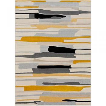 Alfombra Rectangular Moderna Escandinava Multicolor 120 x 170 cm - Surya Boho Corto Pelo