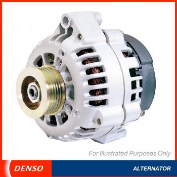 Alternador DENSO DAN1102 - Alternador de corriente alterna, 12V, 100A, con regulador integrado, diseño compacto y ligero, alta eficiencia energética