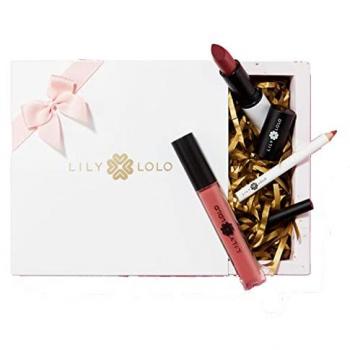 Lily Lolo Set Nude Lip Edition - Kit de maquillaje que incluye labiales en tonos nude, formulación libre de parabenos, vegano y cruelty-free