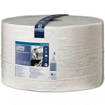 Tork 130045 Papel de secado extra de dos capas/Paños de papel compatibles con el sistema W1 / Premium / 1 x bobina de 510 m/color blanco