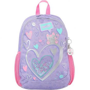 Mochila Totto Selfie Cat Infantil Mediana Violeta