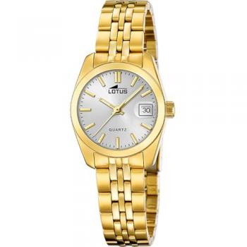 Reloj de Mujer Lotus Freedom 18993/4 Acero Inoxidable 316L Dorado con Correa Gris