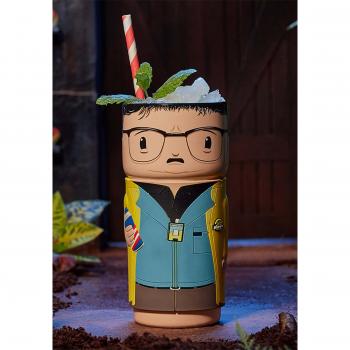 Taza de cerámica con funda de goma CosCups by Numskull Jurassic Park Dennis Nedry (400 ml)