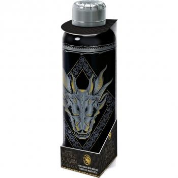 Botella termo Juego de tronos de acero inoxidable con diseño Day of the Dragon House of the Dragon GOT - 515mls