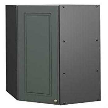 Armario colgante de esquina Fame-Line, 57 cm, Verde dorado, estilo Casa de campo