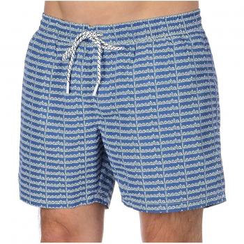 Lacoste Men's Men's Blue Swimshorts With Logo In Size L Light Blue