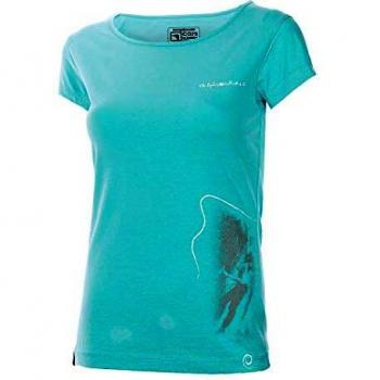 Trangoworld Peru Camiseta, Mujer, Azul Claro, XS