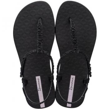 Chanclas de mujer Ipanema Class Brilha en color negro con detalles brillantes
