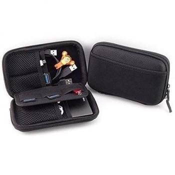 Funda de Disco Duro 2,5, Estuche de 2,5 HDD, protección de la cremallera del bolso