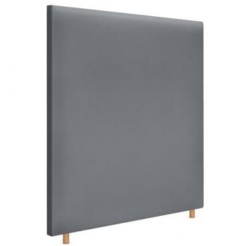 Cabecero Tapizado de Polipiel Liso Aqualine hasta el Suelo 95x120cm (Camas 90) - Color Gris