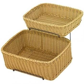 Saleen 09903350080 alambre soporte Buffet cuadrado 25 x 49 x 28 cm 2-compartimento