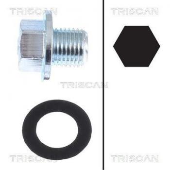 Tapón de Drenaje de Aceite TRISCAN 9500 1013 para VW, BMW y OPEL - M12x1,25