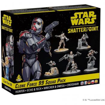 Juego de miniaturas Clone Force 99 Squad Pack Atomic Mass