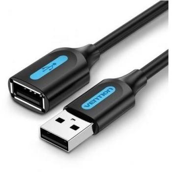 Cable Alargador USB 2.0 Vention CBIBF - USB Macho a USB Hembra - 1 Metro - Color Negro