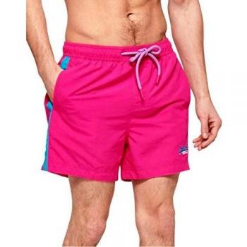Superdry Bañador Volley Rosa Hombre S Rosa