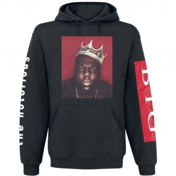 Notorious B.I.G. Biggie Crown Sudadera con Capucha Negro XL