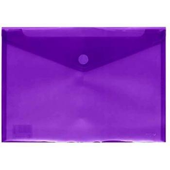 Grafoplás 0487223. Carpeta sobre de plastico tamaño folio － 12 unidades color violeta