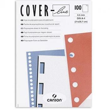 Paquete A4 (100 Hojas) Canson Cover Line 0,5mm Translúcido