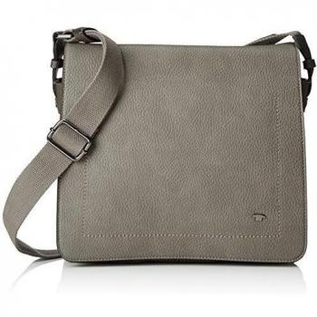 Tom Tailor Acc 20121 60, Bandolera, Hombre, Gris