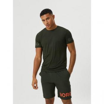 Björn Borg Borg Light T-shirt Green, XL