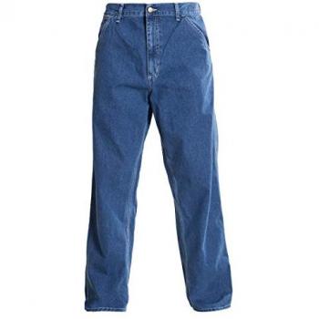 Carhartt WIP Simple Stone Washed Blue Denim Jeans for Men, Size W36 L32