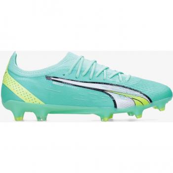 Botas de fútbol Puma Ultra Ultimate FG/AG Electric Peppermint, características: diseño unisex, color verde eléctrico, suela FG/AG para césped natural y artificial, talla 40 EU