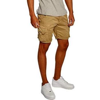 Alpha Industries Men's Cargo Crew Shorts - Sand, Size 31