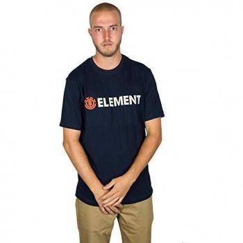 Element Blazin SS Tees, Hombre, Eclipse Navy, XL