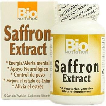Bio Nutrition Saffron Extract, 50 Vegetarian Capsules