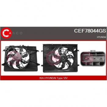 Motor eléctrico CASCO CEF78044GS para ventilador de radiador