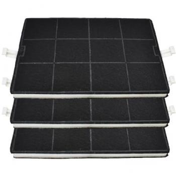 Filtro de carbón activo Allspares para campanas extractoras compatibles con Bosch 00351210/351210, DHZ5160, Siemens LZ51600 y Neff Z5114X0 (293x200x23mm)