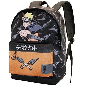 Eco-Friendly Naruto Shippuden Uzumaki Backpack 44cm Multicolor Unisex