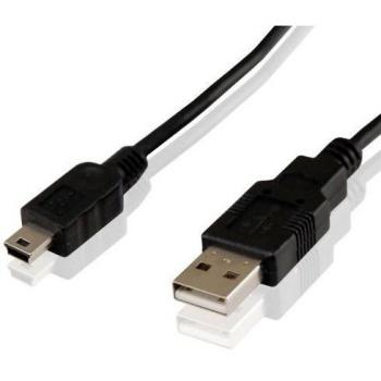 Cable usb a mini usb 18m