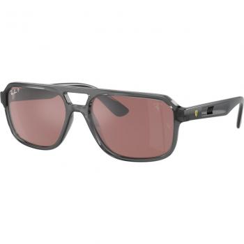 Ray-Ban RB4414M Polarized F691H2 Unisex Square Grey Sunglasses Size 58