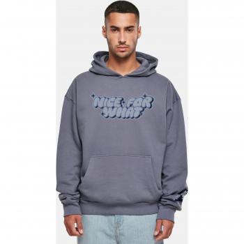 Ultra Heavy Oversize Vintage Blue Hoodie for Men - Nice For What