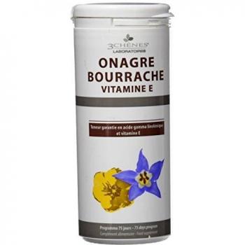 Les 3 Chenes Evening Primrose, Borage, Vitamin E - 150 Capsules by Les 3 Chnes