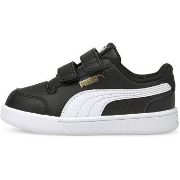Puma Shuffle V Kids Sneakers - Black, Velcro Closure, Unisex, Multi-Sport
