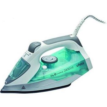 Ufesa Plancha A Vapor PV1100, 2400 W, 0.25 litros, Cerámica, Verde