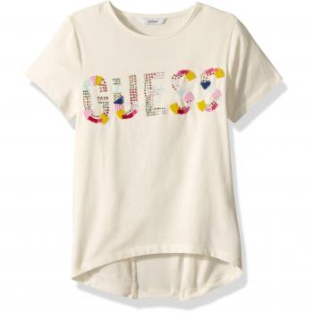 GUESS J83i03k7ku0, Camiseta de Tirantes para Niñas, Beige