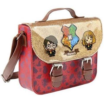Cerdá, Bolso Bandolera Polipiel de Harry Potter para Niñas, Marrón, Pequeño