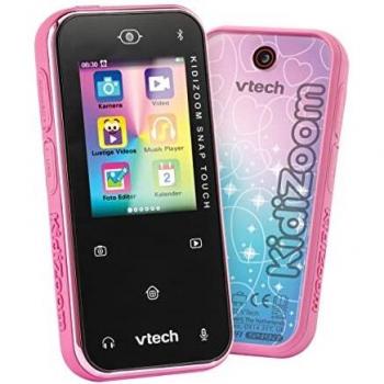Cámara Digital VTech KidiZoom Snap Touch Rosa con Pantalla Táctil, Bluetooth, Función de Selfie y Vídeo para Niños de 6 a 12 Años