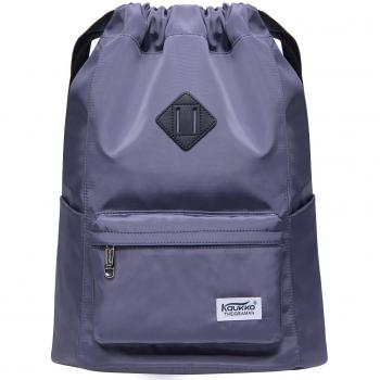 Mochila cordón KAUKKO Bolsa deportiva unisex para nadar / surfear / viajar / hacer senderismo / yoga