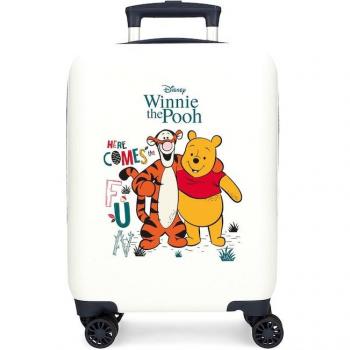 Maleta de cabina Disney Winnie the Pooh rígida 50 cm blanco