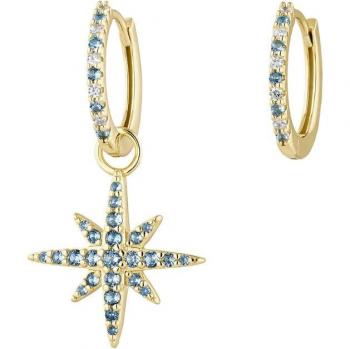 Pendientes Ear Candy Nuru de Plata 925 bañados en Oro Amarillo 18k
